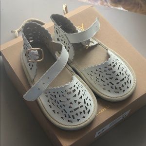 White leather Sandals